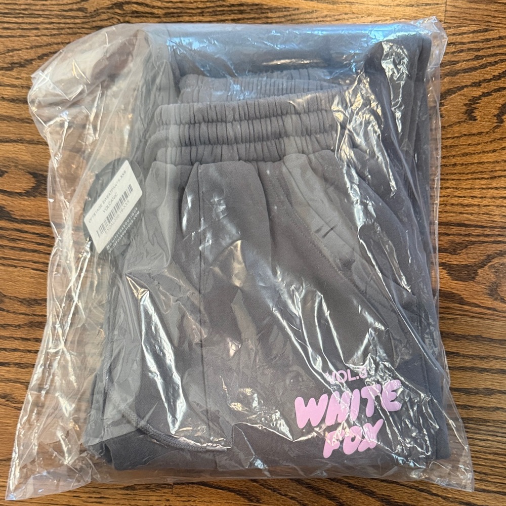 White Fox Boutique Volcanic Gray Offstage Sweatpants
